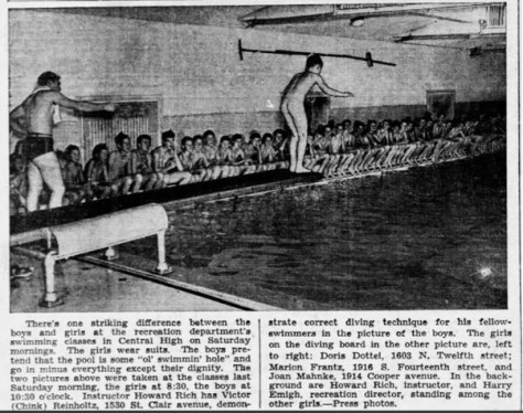 Swimming Lessons | Historical Nude Male Swimming Images